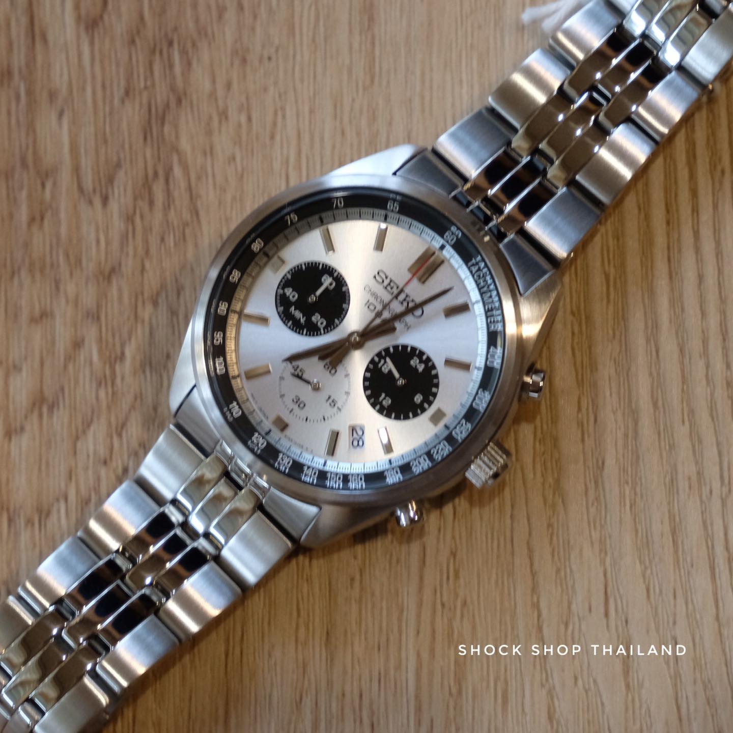 นาฬิกาผู้ชาย SEIKO Quartz Chronograph Racing sports รุ่น SSB425P ไซโก