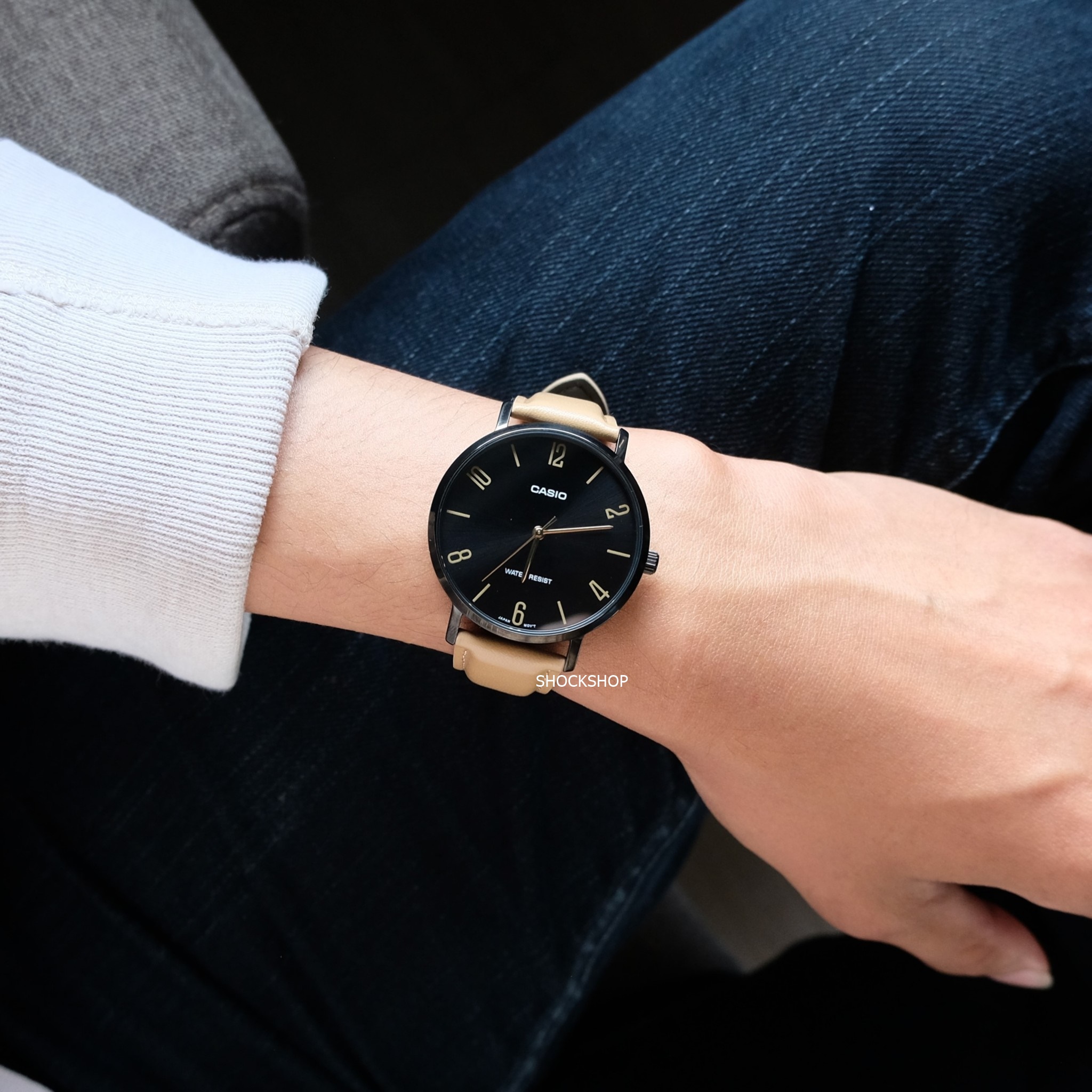 นาฬิกาผู้ชาย Casio รุ่น MTP-VT01BL-1B คาสิโอ