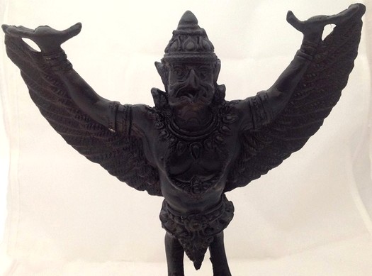 ครุฑ ทองเหลือง รมดำ 5นิ้ว