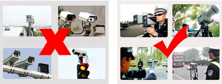 เครื่องเตือน ตรวจจับ เรดาห์ตำรวจ กล้องจับความเร็ว V9 มีจอ LED เฟิร์มแวร์ใหม่ล่าสุด