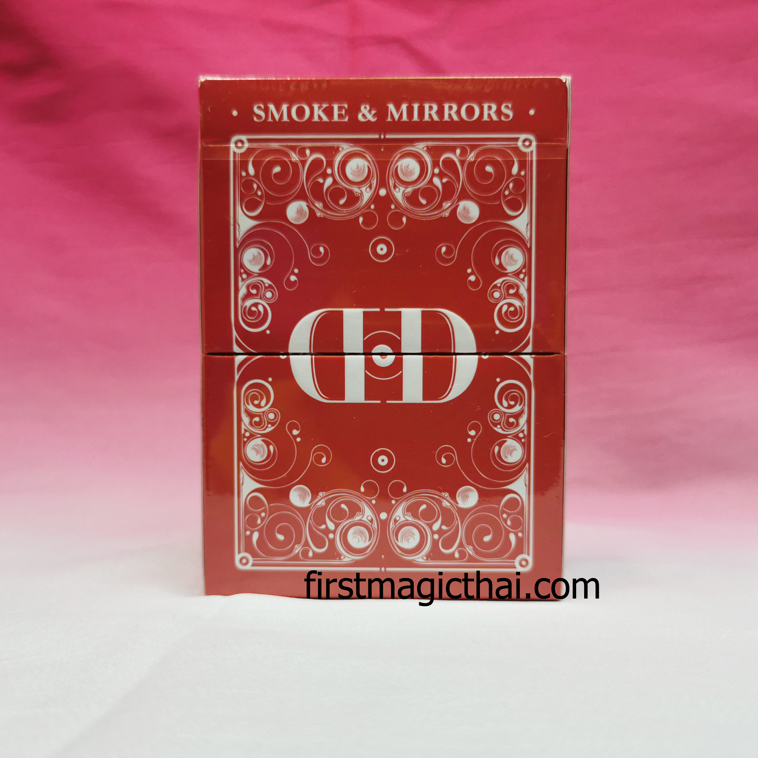 RED Smoke and Mirrors DD V8 Playing Cards