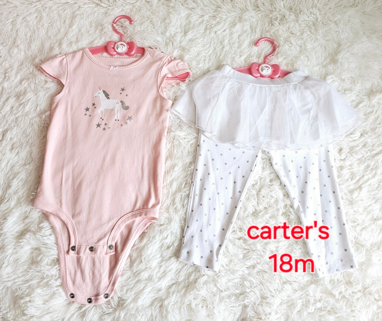 ชุดเซ็ท Carter's ไซส์ 18m ส่งต่อมือสอง สภาพเหมือนใหม่ ไม่มีตำหนิ