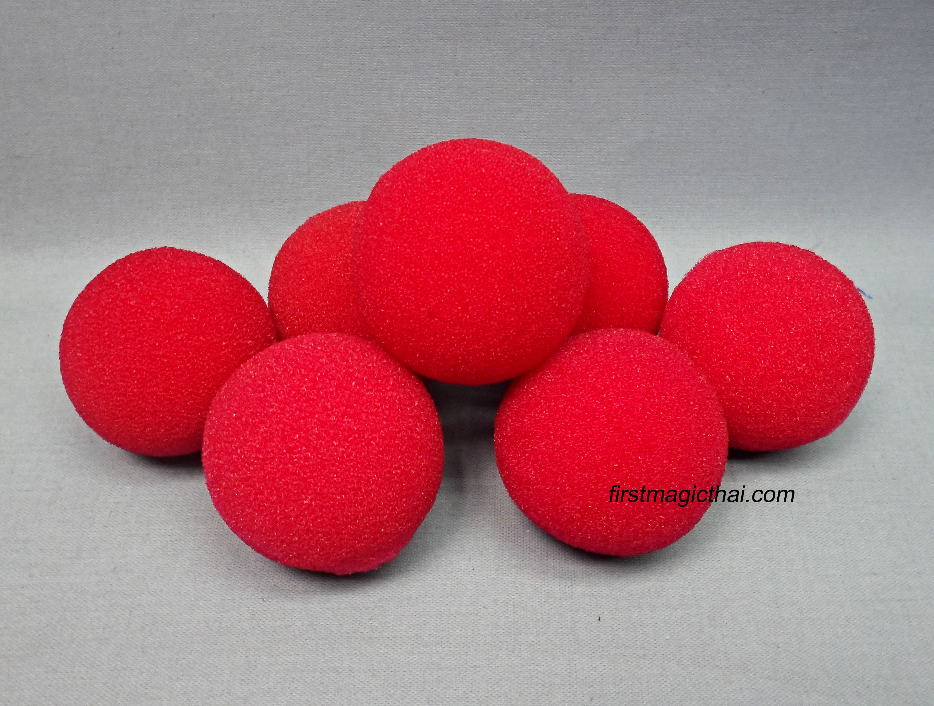 ฟองน้ำ สีแดง 4 ซม.