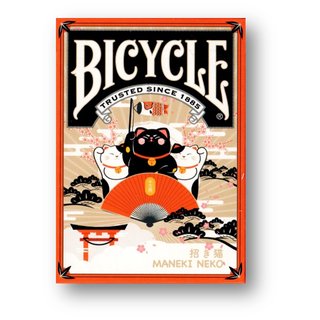 Bicycle Maneki Neko (RED) Playing Cards