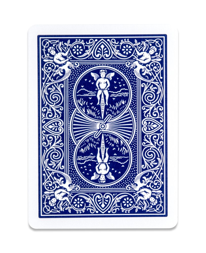 ไพ่สะสมสำรับนักเล่นกล Bicycle สีน้ำเงิน