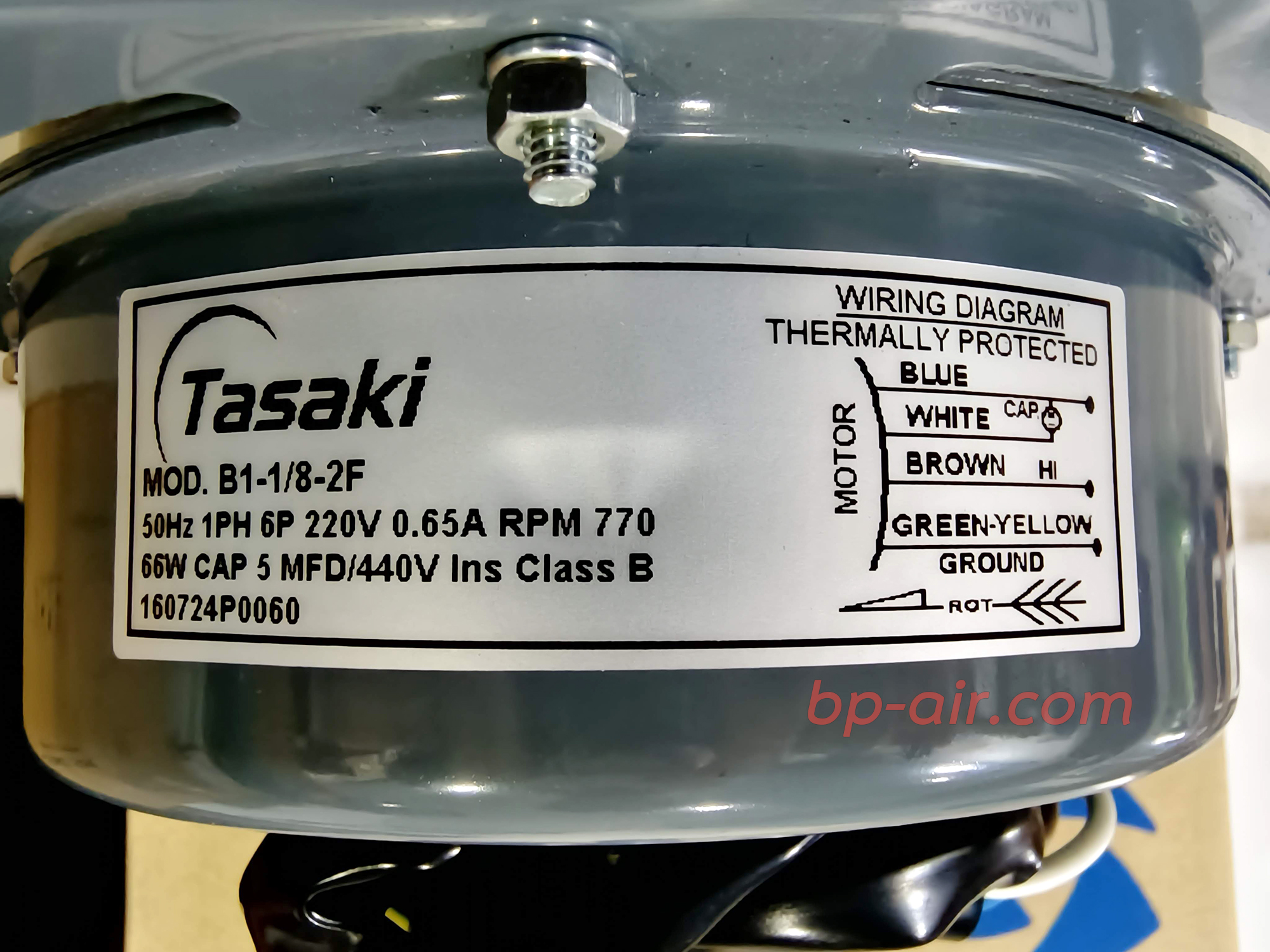 มอเตอร์คอยล์ร้อน TASAKI B1-1/8-2F