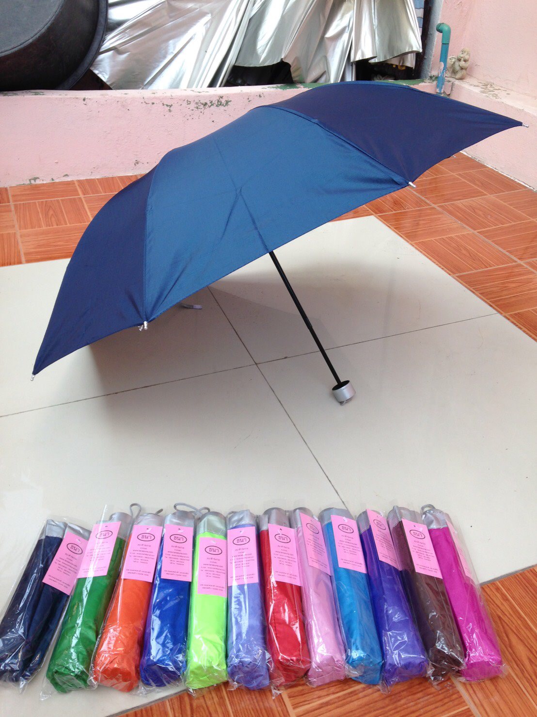 ร่มพับ3ตอนมียูวี8 ก้าน