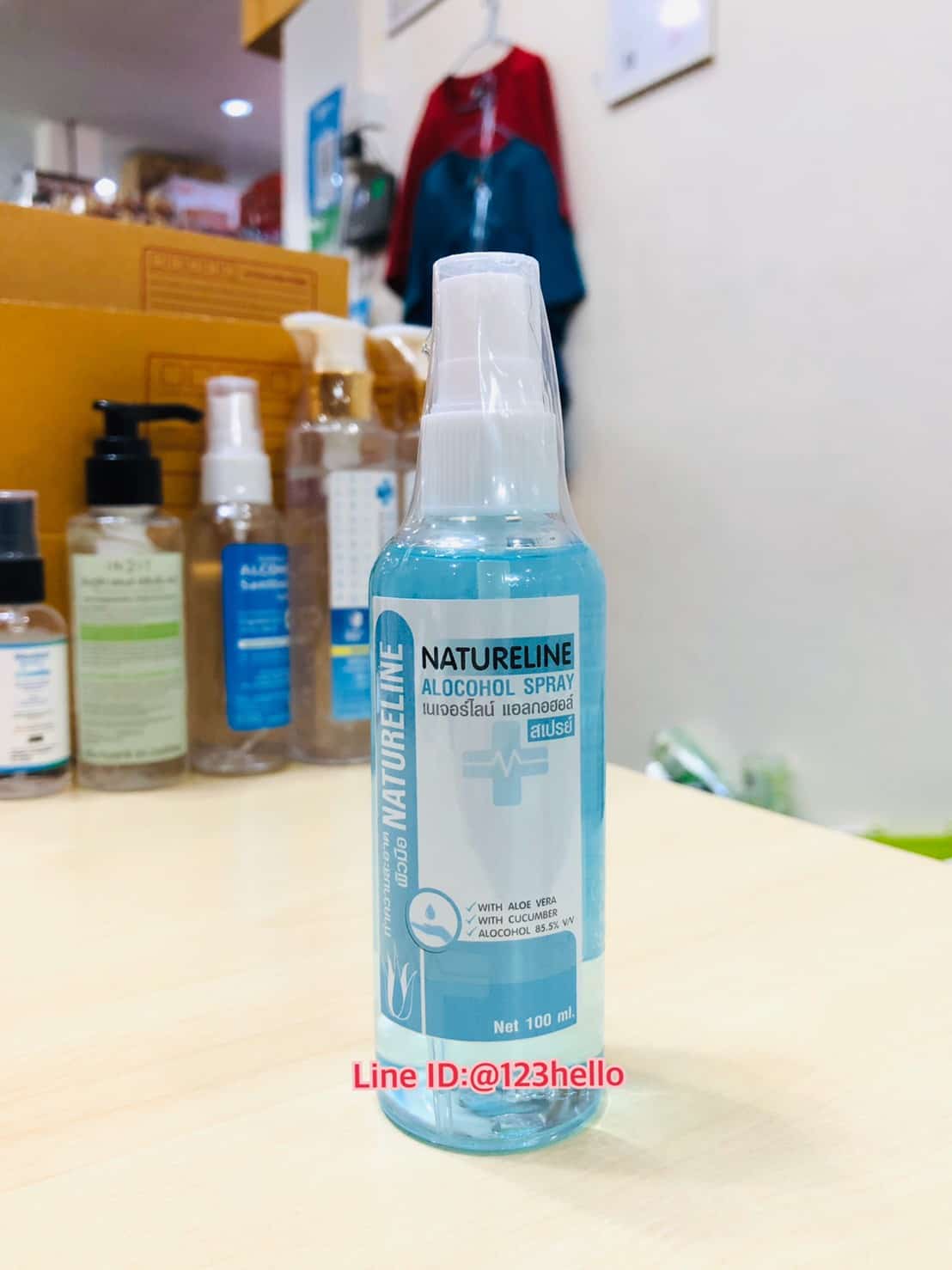 alcohol hand spray