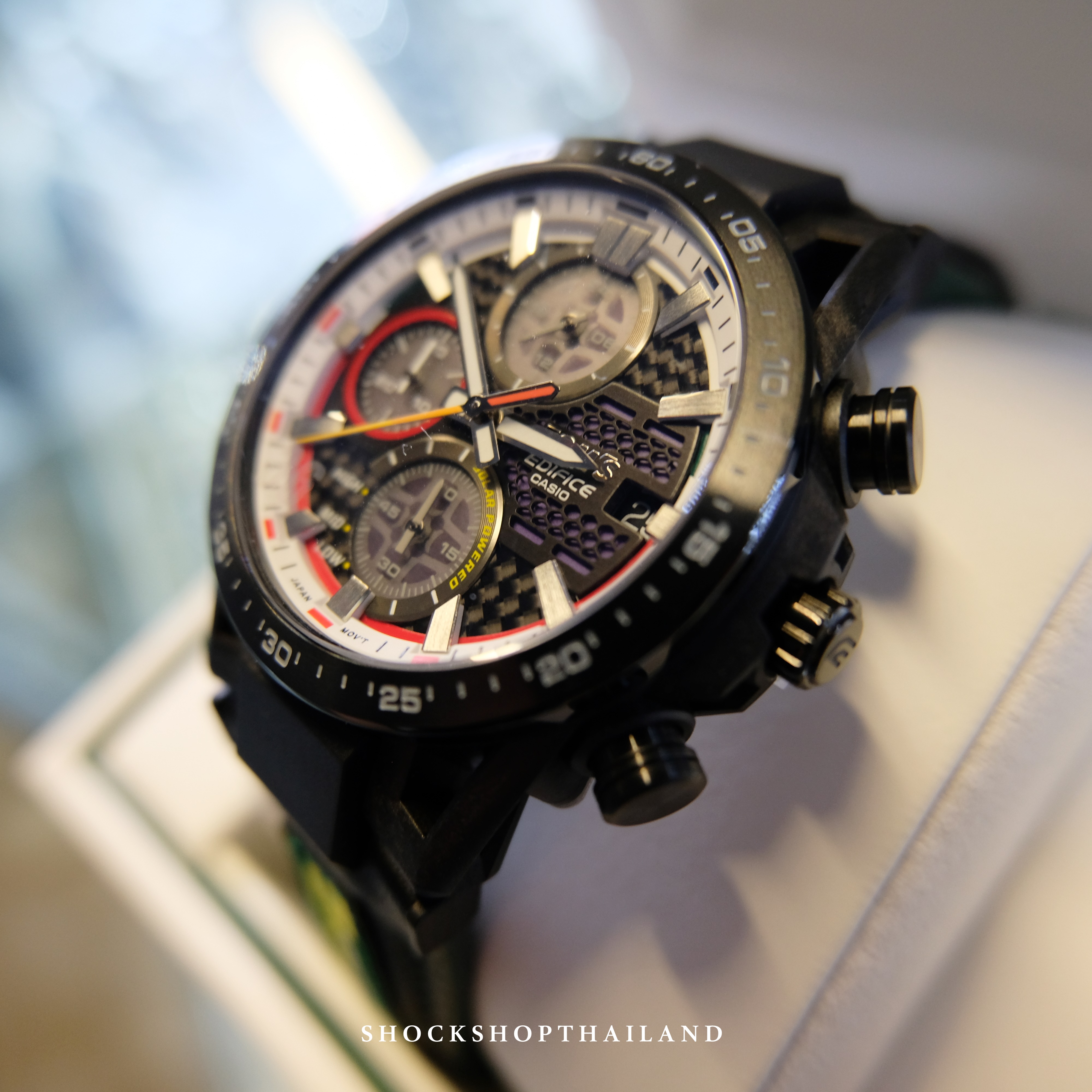 นาฬิกาผู้ชาย EDIFICE SOSPENSIONE รุ่น EFS-S641TMS-1A ฉลองครบรอบ 50 ปี ของ TOM’S