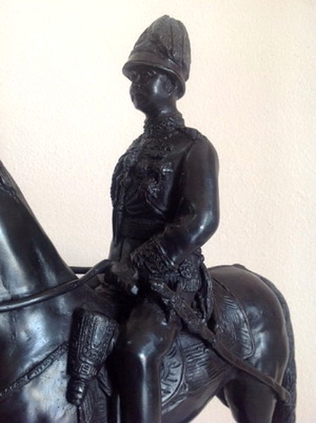 รูปหล่อ เสด็จพ่อ ร.5 ทรงม้า พิมพ์กลาง พระปิยะมหาราช