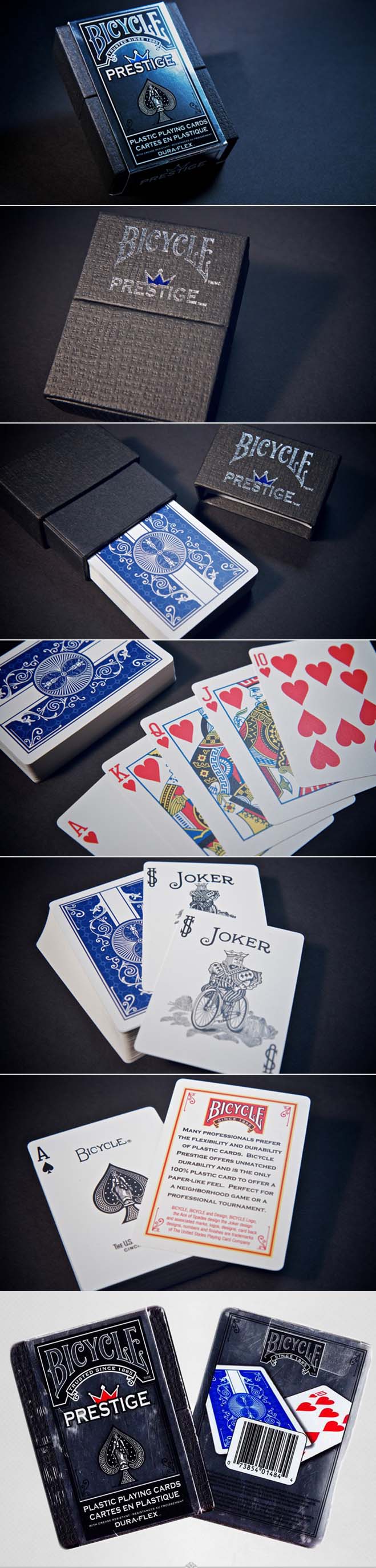 Bicycle Prestige Dura-Flex Edition (Blue)