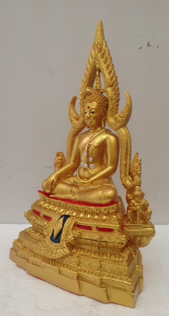 พระพุทธชินราช เนื้อผสมมวลสารผสมน้ำพี้ 5นิ้ว