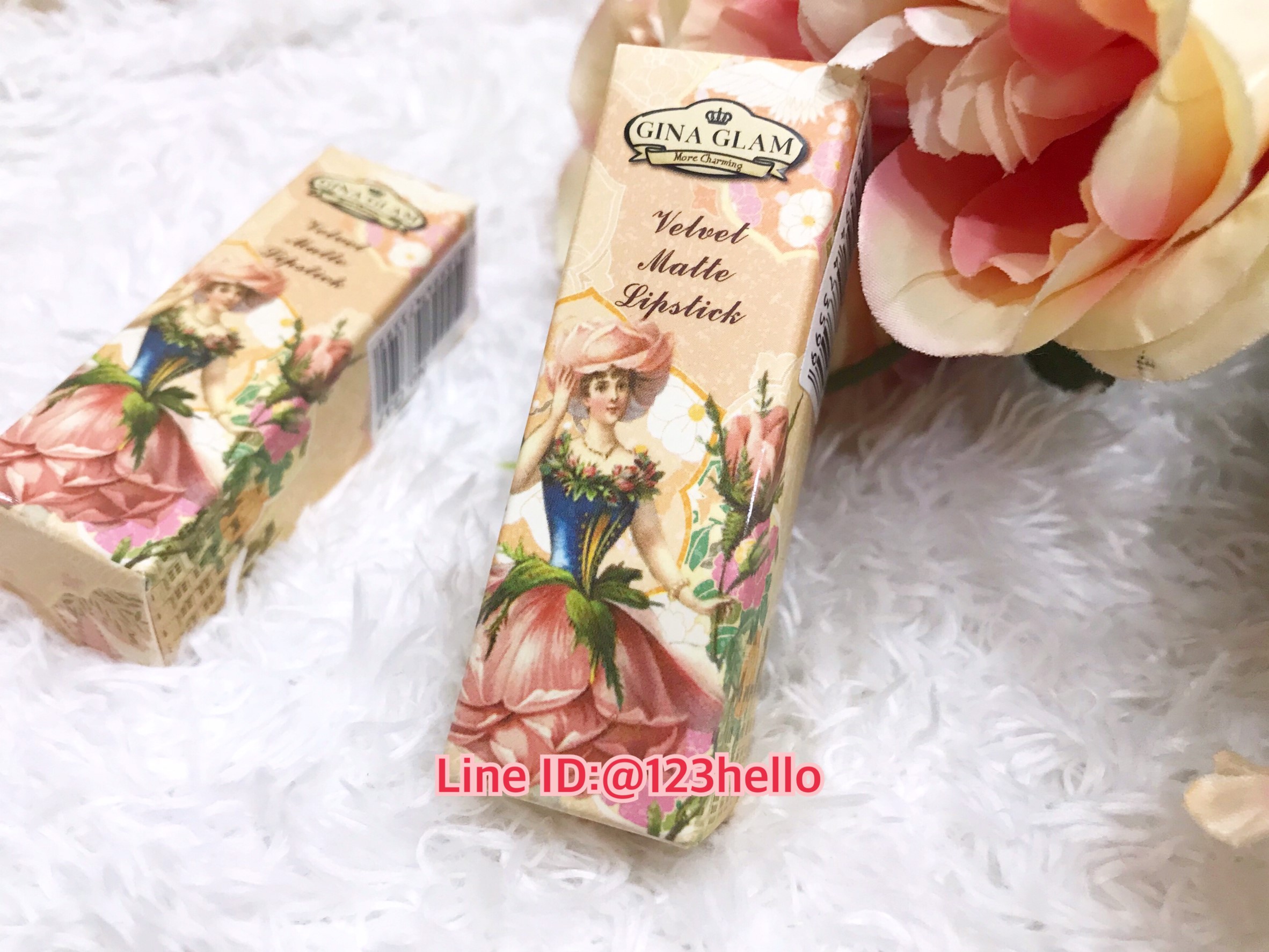 Gina Glam Velvet Matte Lipstick จีน่า เกลม เวลเวท แมทท์ ลิปสติก No.G37 – 4g
