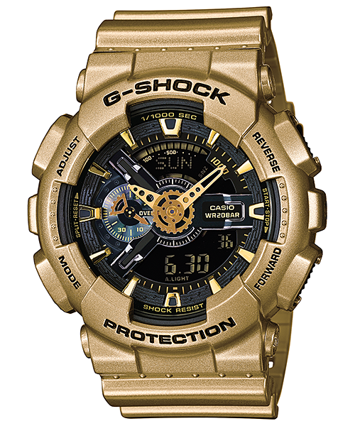 Casio G-Shock นาฬิกาผู้ชาย มือสอง ของแท้ รุ่น GA-110GD-9B ซีรีส์ GA-110 จีช็อค