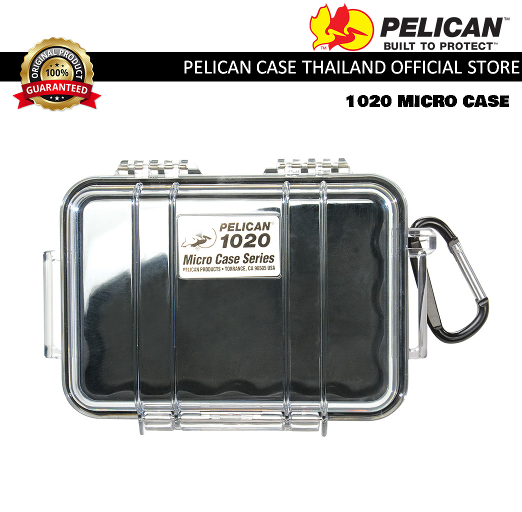 PELICAN 1020 MICRO CASE, Black/Clear