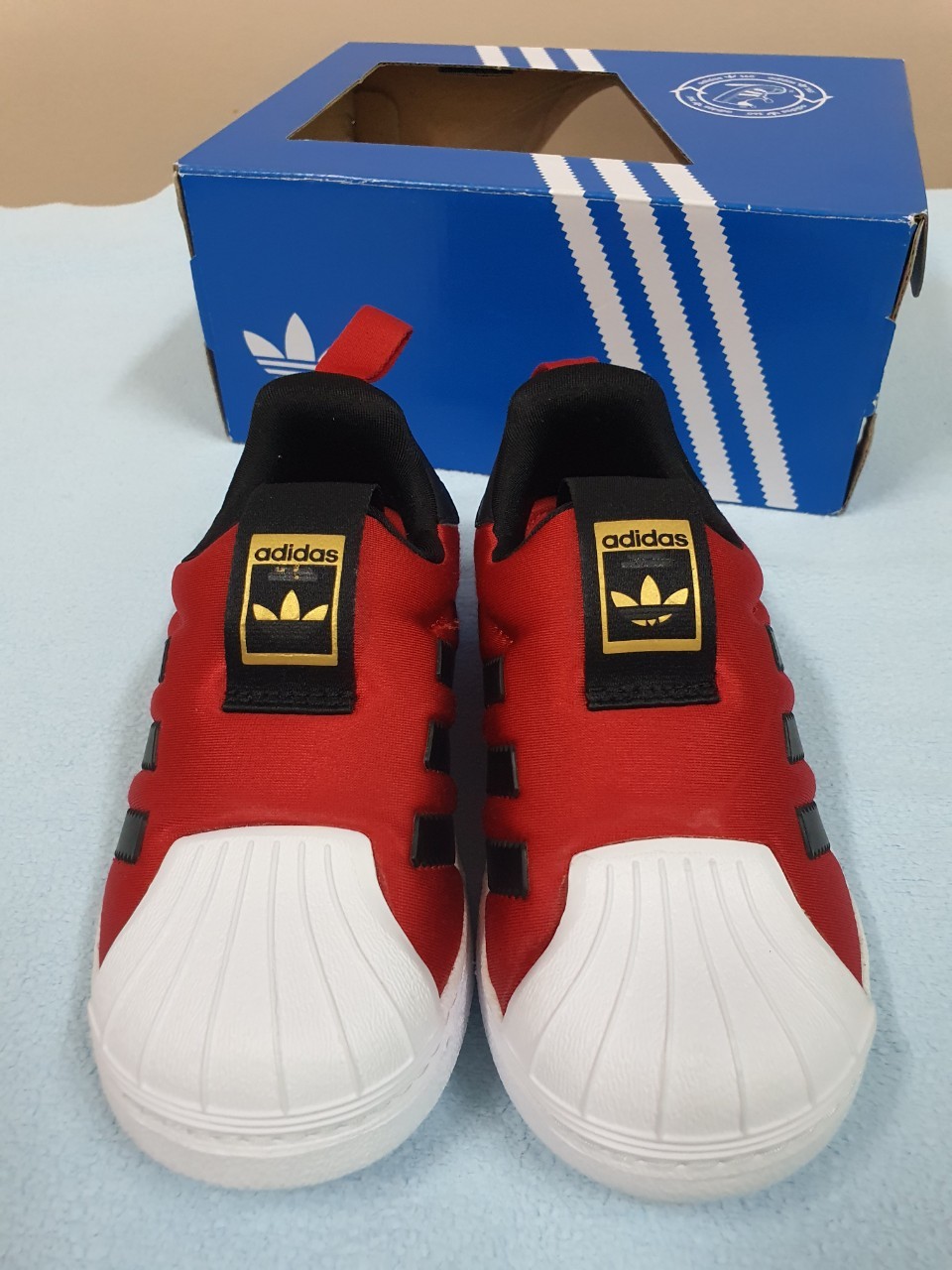 รองเท้าเด็ก Adidas รุ่น 360I/C ไซส์ 15 cm. เบอร์ US 8.5K/ UK 8K ไม่ผ่านการใช้งาน เหมือนใหม่