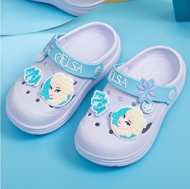 รองเท้าแตะ ลาย Elsa สําหรับเด็ก อายุ 4-6 ปี ไซส์ 20 cm.