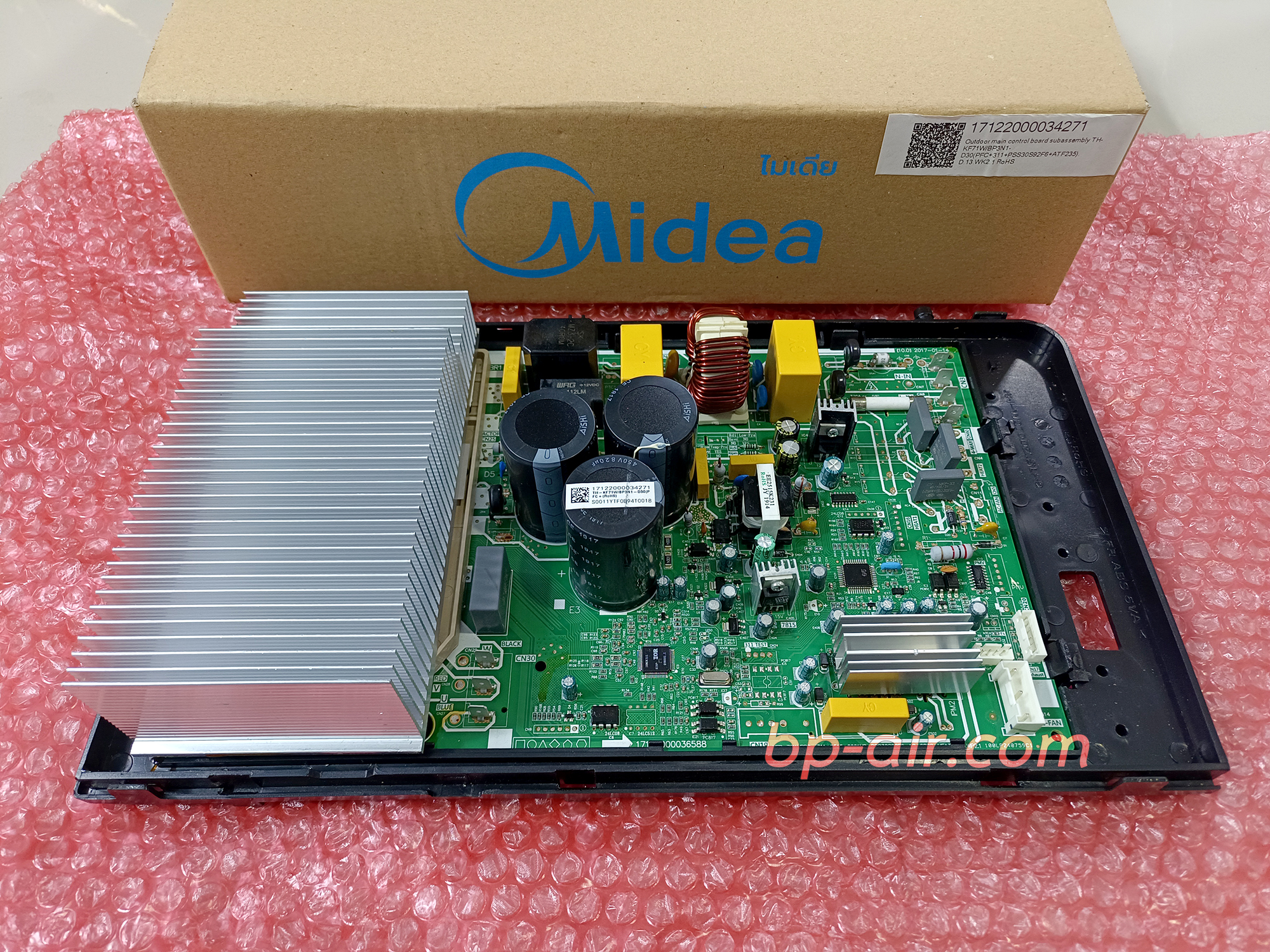 แผงบอร์ดคอยล์ร้อน Midea MOD30-24CFN1-PC5