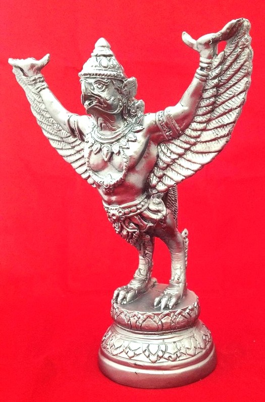 ครุฑ ทองเหลือง สีเงิน 5นิ้ว