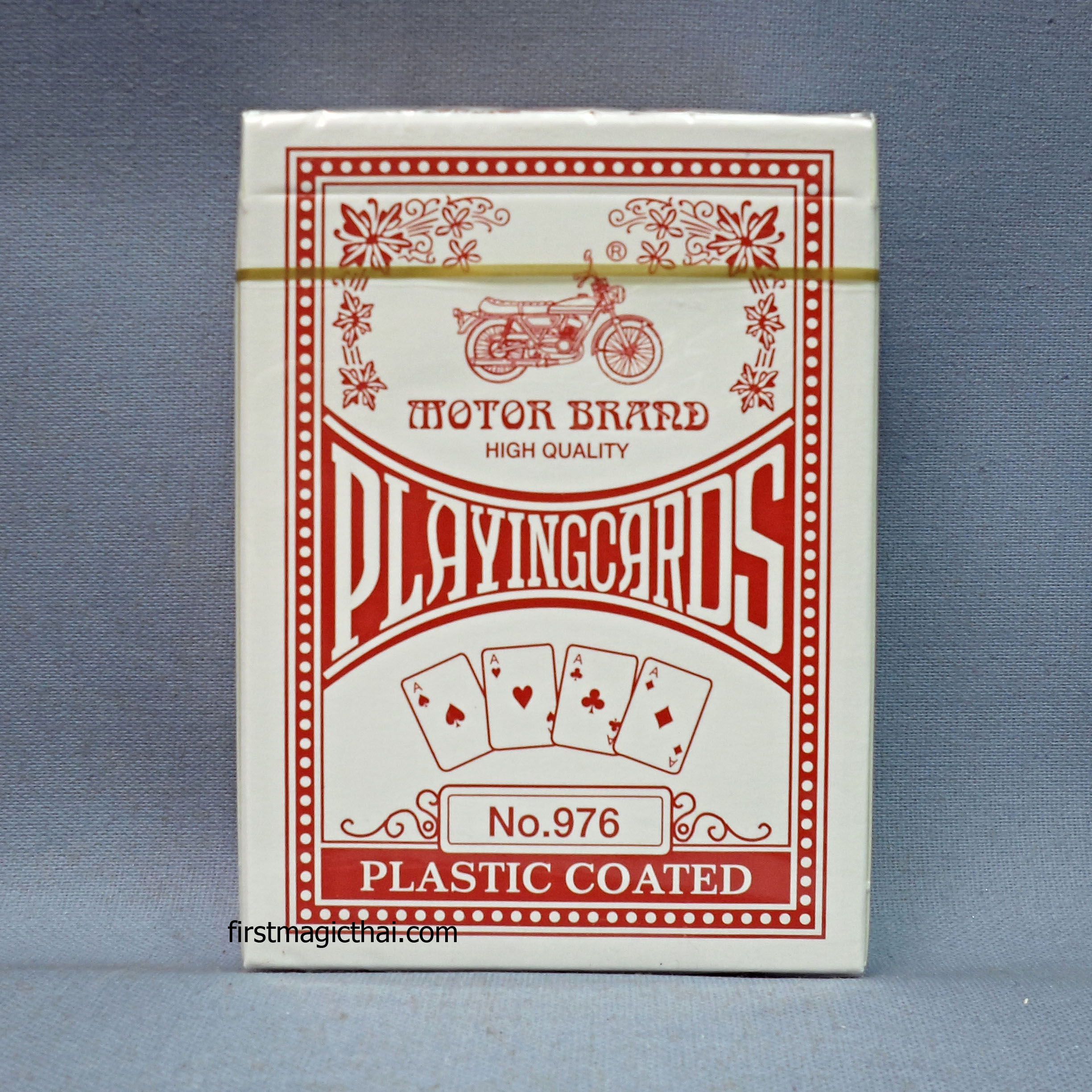 Red Motor Brand Playing Cards