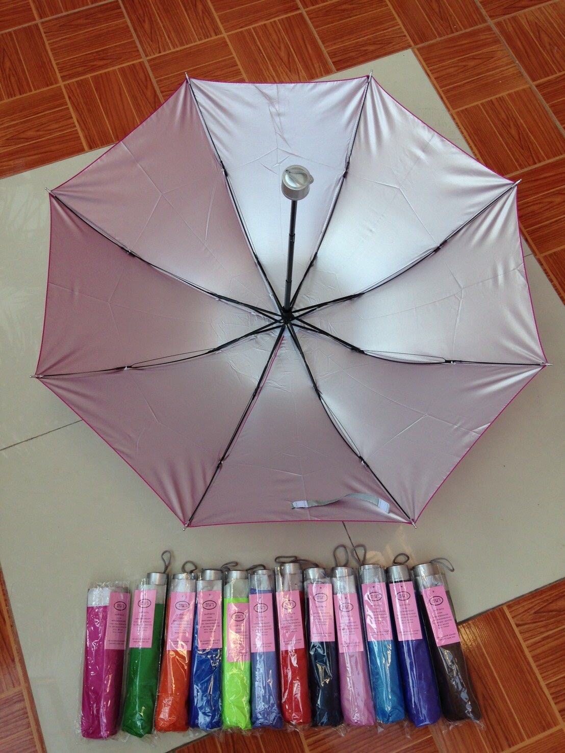 ร่มพับ3ตอนมียูวี8 ก้าน