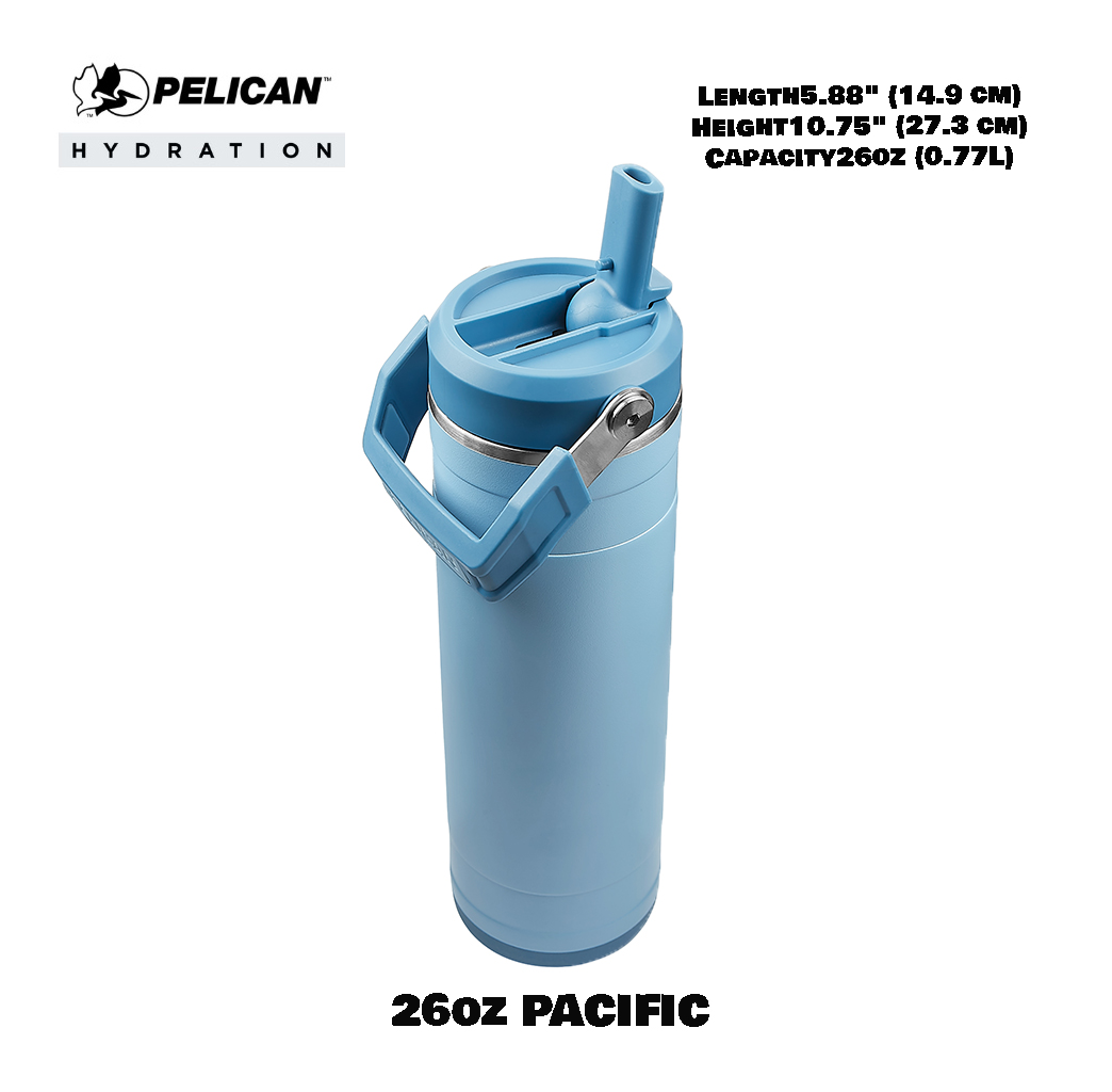 Pelican Pacific 26oz 770ml Bottle - Zenith - ขวดน้ำเก็บความร้อนและเย็น เเท้💯 รับประกัน 1ปี