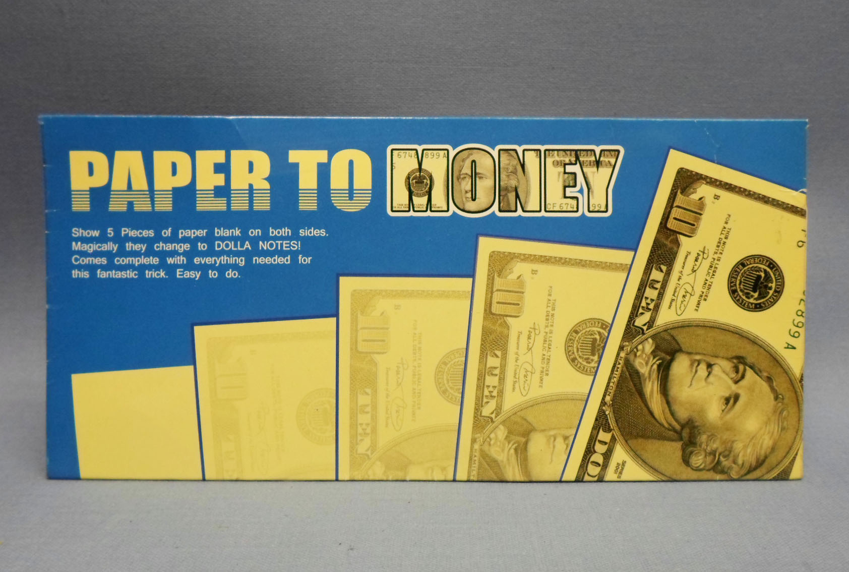 Paper to money