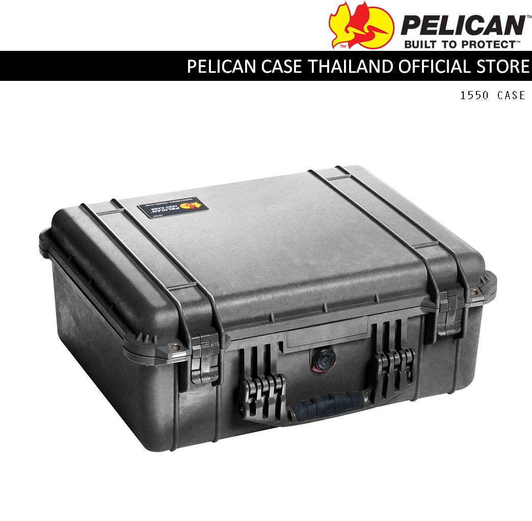 PELICAN 1550 CASE WITH FOAM - BLACK