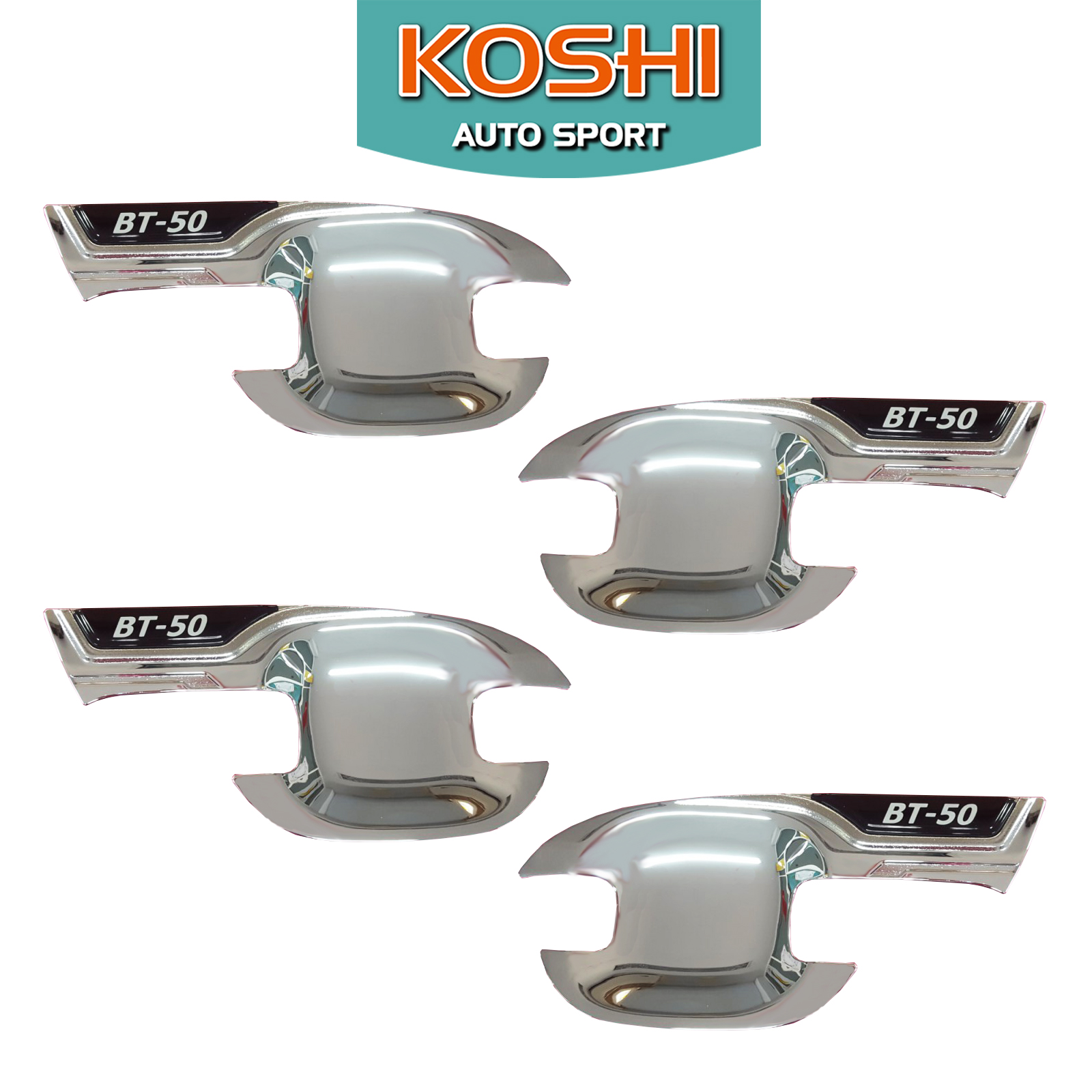 Lekone เบ้ารองมือ ชุบโครเมี่ยม Mazda BT50 2021 รุ่น 4 ประตู