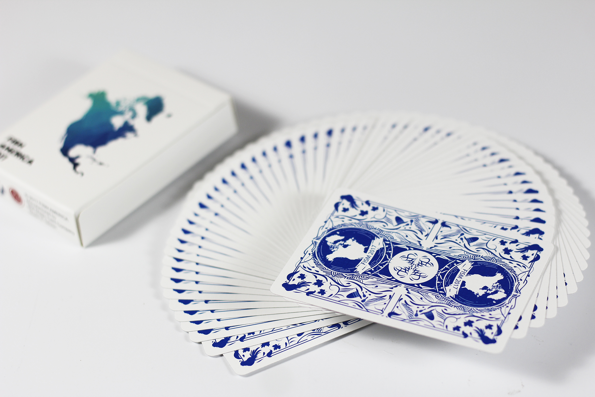 FISM Americas 2017 playing cards (Blue)