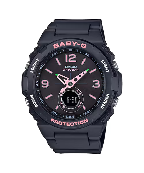 Casio Baby-G นาฬิกาผู้หญิง มือสอง ของแท้ รุ่น BGA-260SC-1A ซีรีส์ 260 เบบี้จี