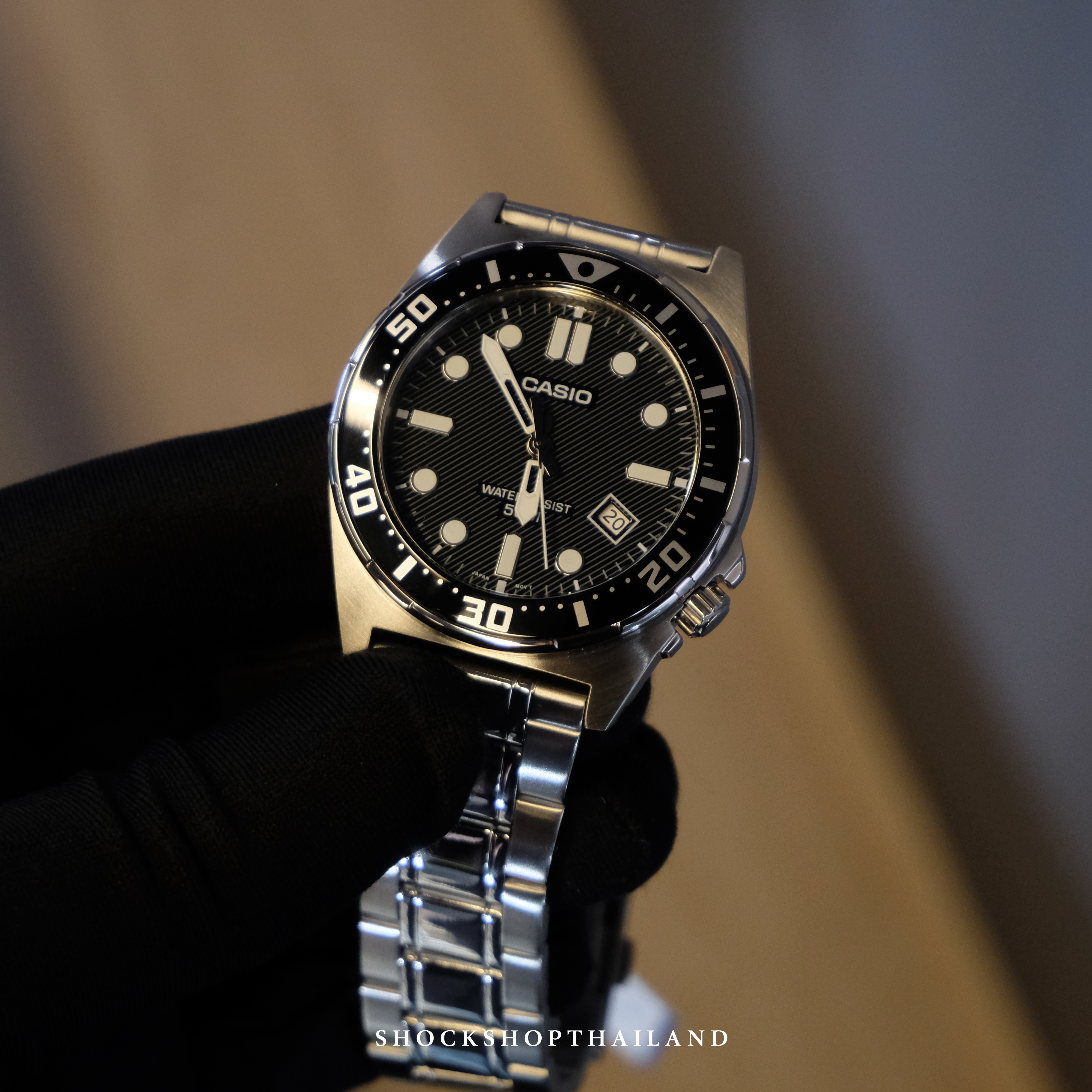 นาฬิกาผู้ชาย CASIO รุ่น MTD-135D-1AV คาสิโอ