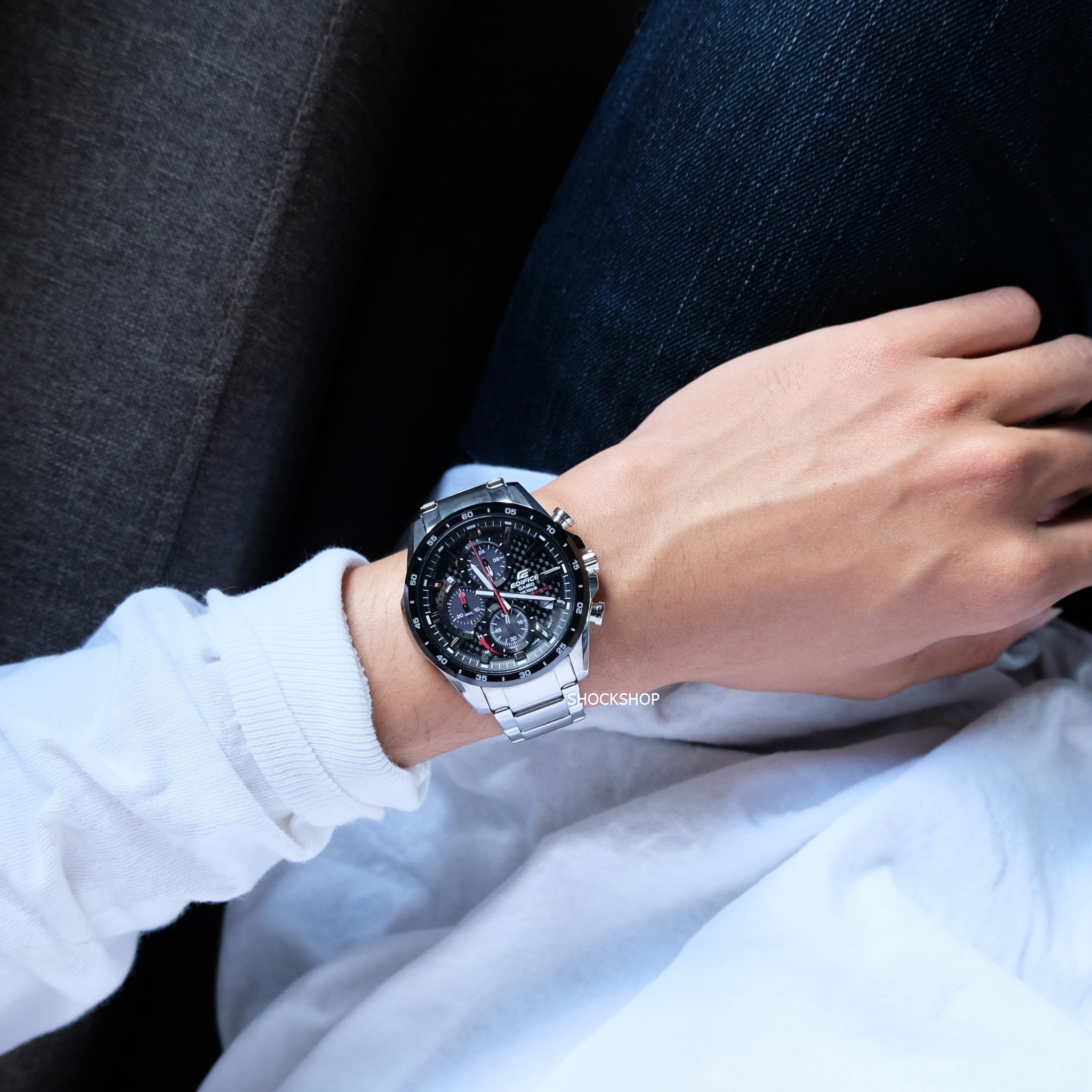 นาฬิกาผู้ชาย Casio EDIFICE รุ่น EQS-900DB-1A คาสิโอ