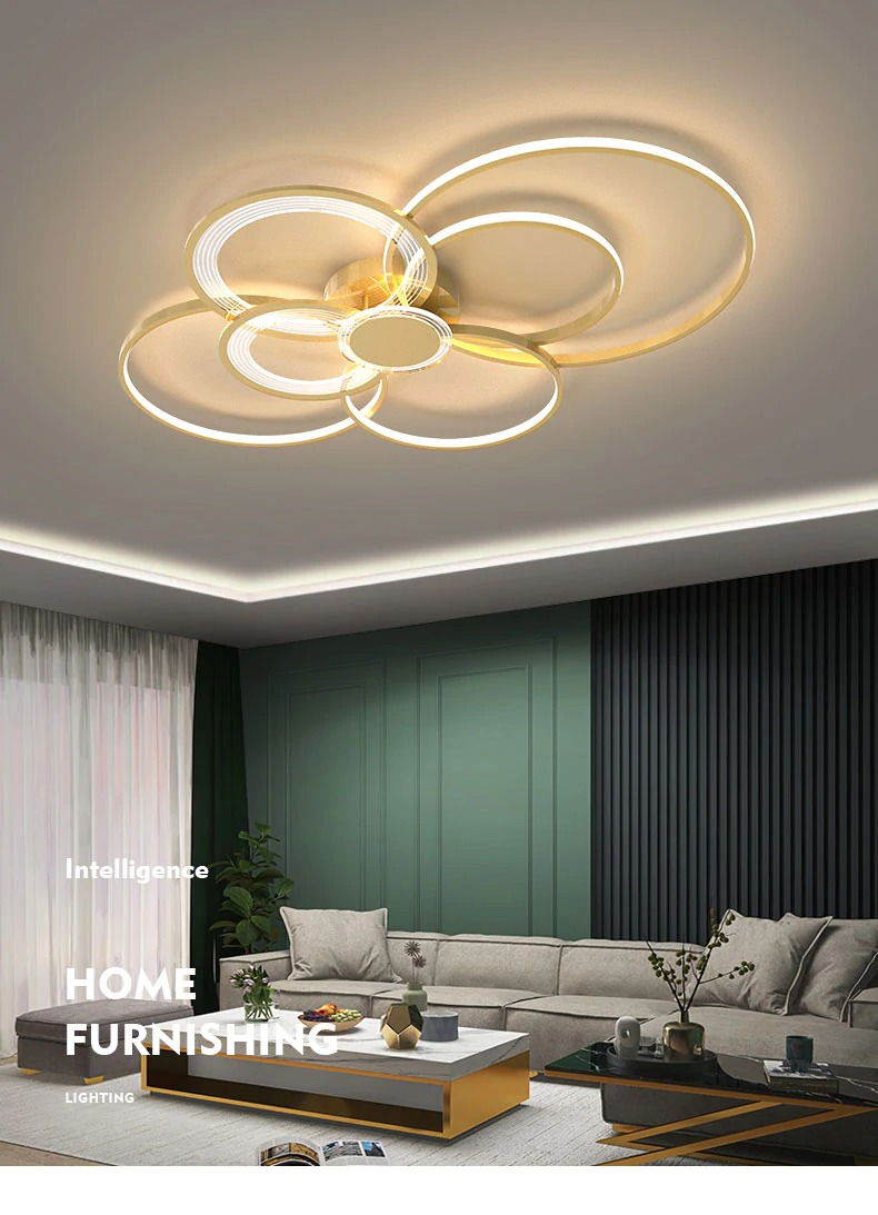 โคมเพดาน ไฟเพดาน Circle Led Ceiling Light ไฟแขวน โคมแขวน ไฟห้อย โคมไฟแขวน ไฟระย้า ไฟช่อ ไฟกิ่ง สวยทันสมัย ไฟตกแต่ง หรูหรา ทนทาน ประหยัดไฟ