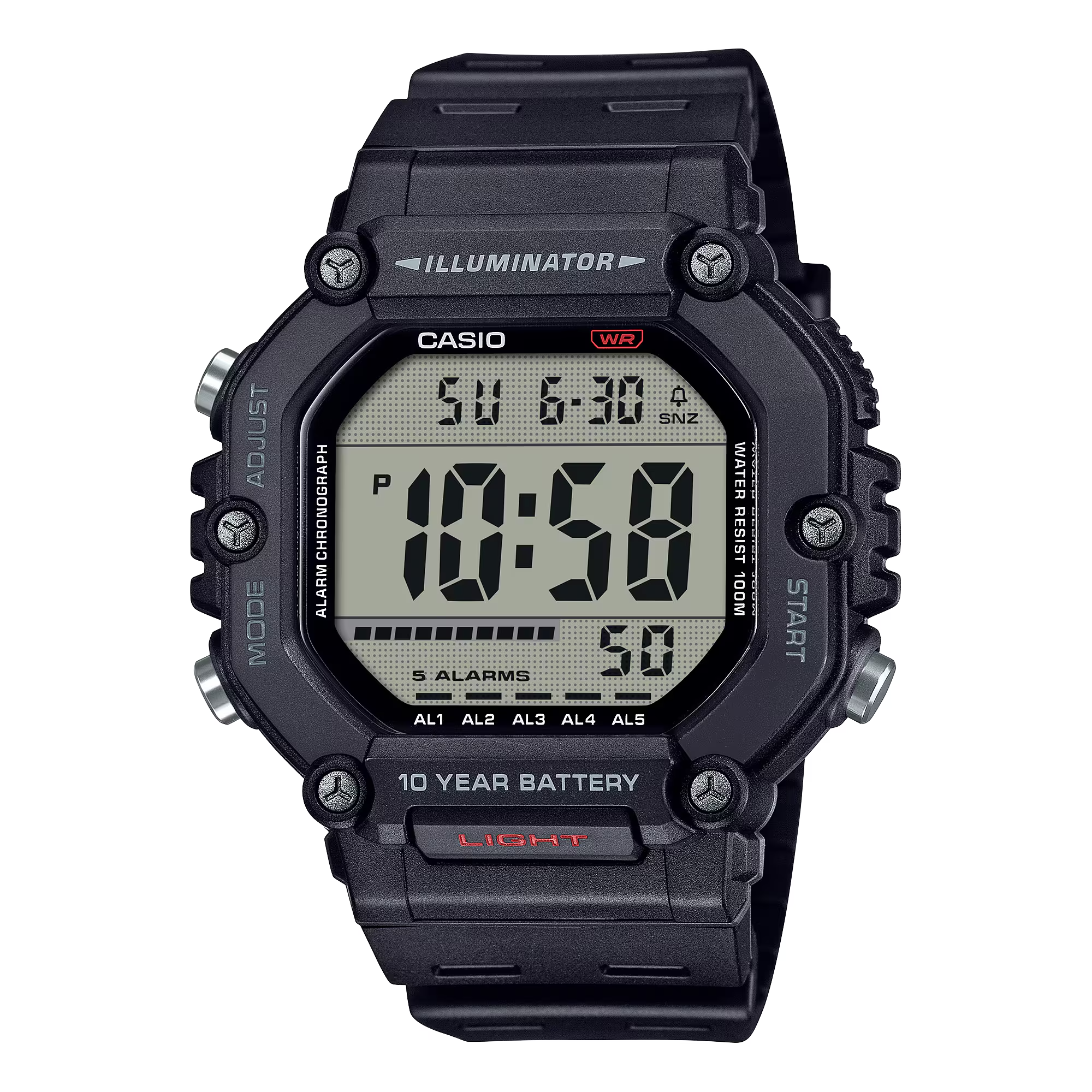 นาฬิกาข้อมือดิจิตอล Casio รุ่น AE-1600H-1A คาสิโอ