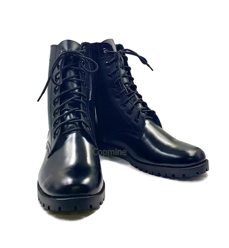 Copmine รองเท้าคอมแบท รองเท้าทหาร รองเท้า รด หนังวัวแท้ รุ่นมีซิป Original handmade