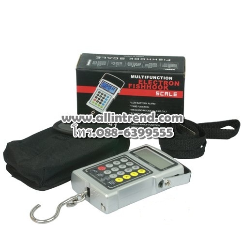 เครื่องชั่งน้ำหนักดิจิตอลแบบพกพา สีเงิน