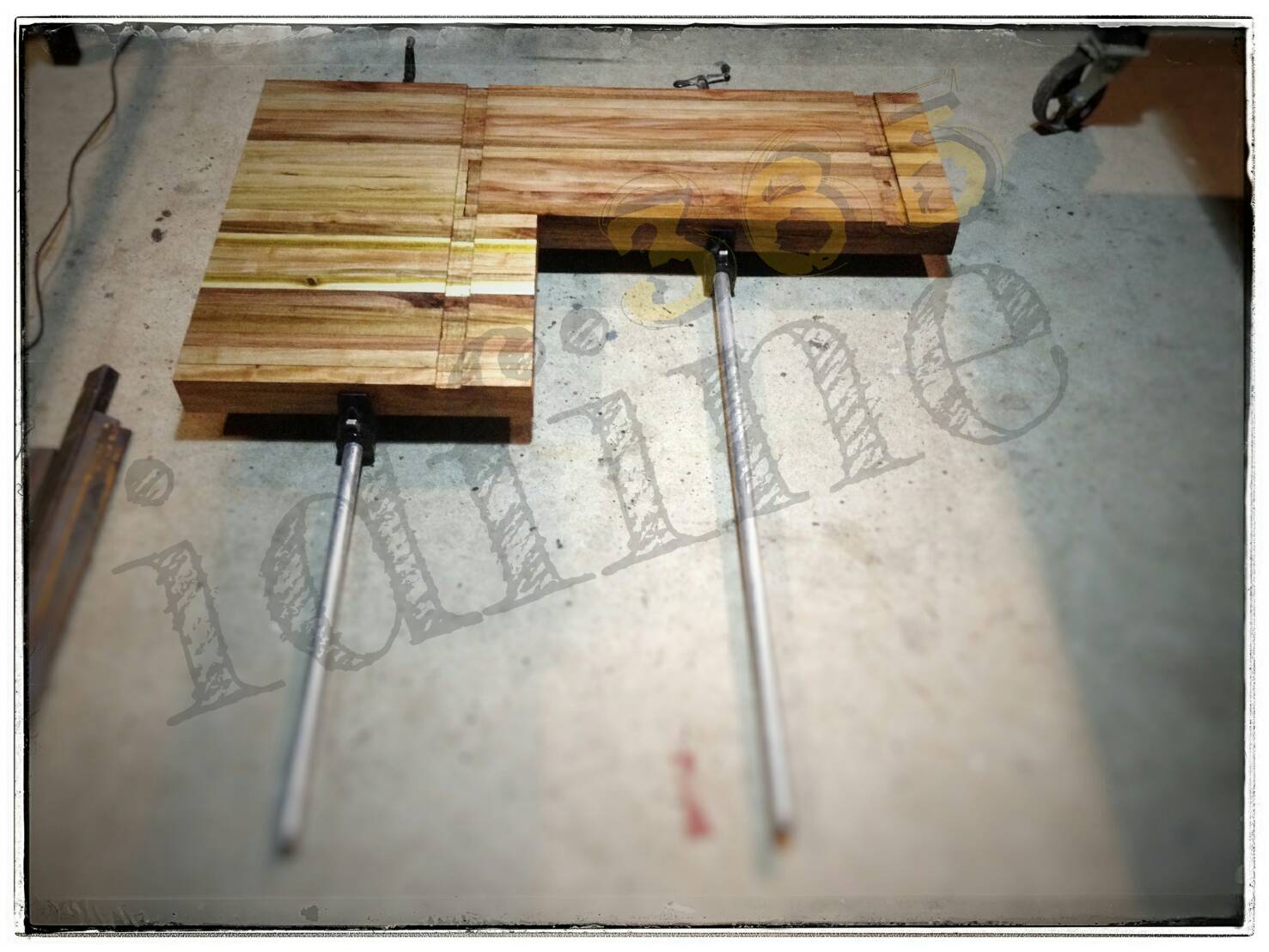 โต๊ะบาร์รูปตัวแอลสไตล์ลอฟท์ คุณภาพดี ราคาถูกใจ