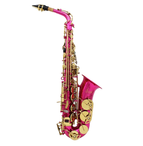 LADE Brass Engraved Eb E-Flat Alto Saxophone