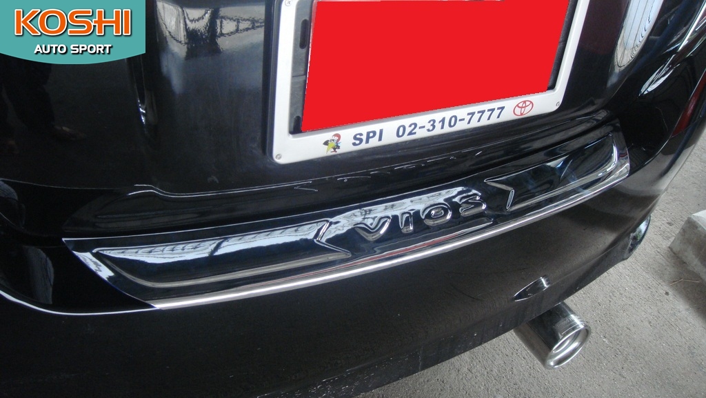 กันรอยท้าย คาร์บอน Toyota Vios 2014 ยี่ห้อ AOS