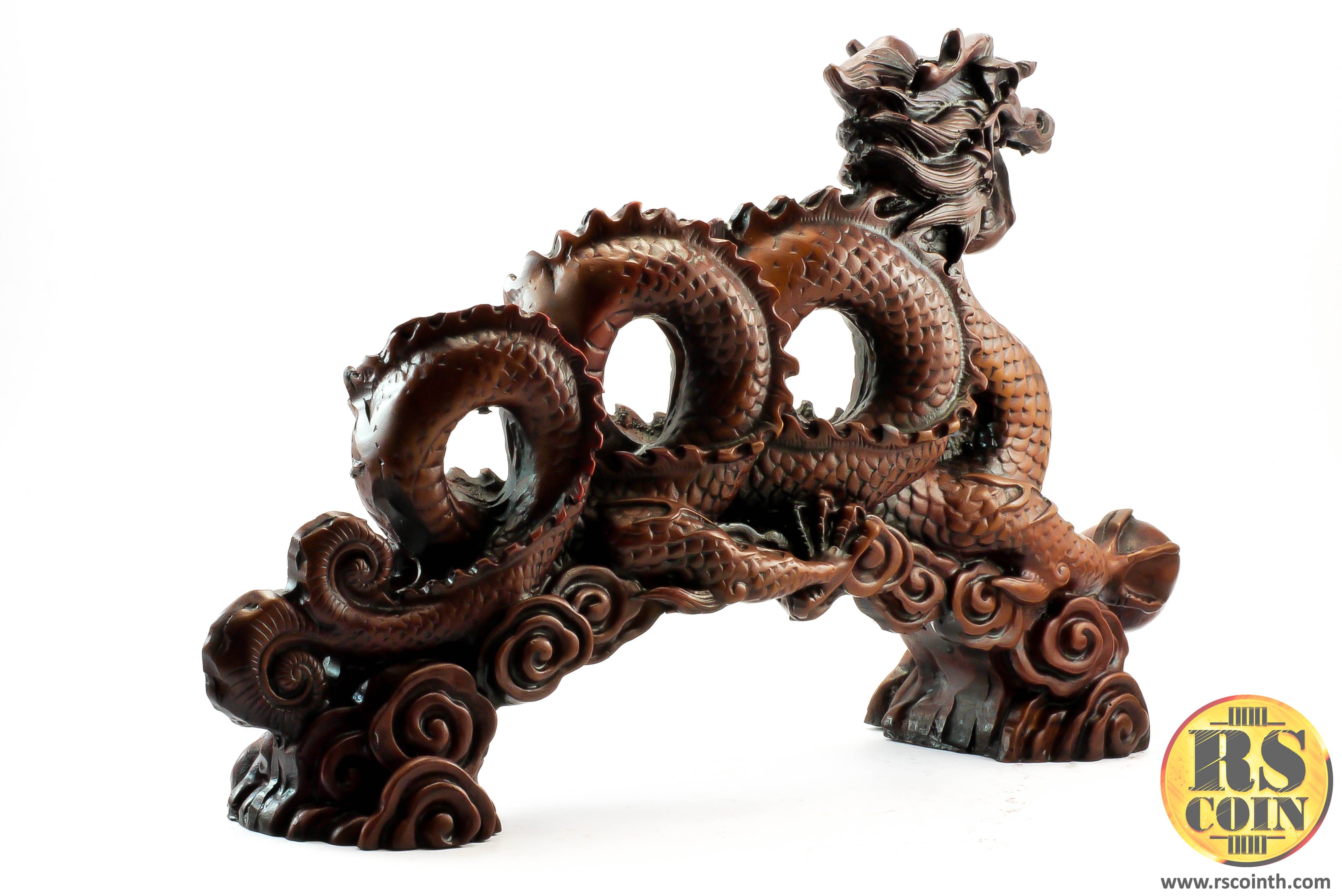 รูปปั้นหิน - มังกรจีนใหญ่ (Thai Sculpture Stone Great Chinese Legend Dragon)