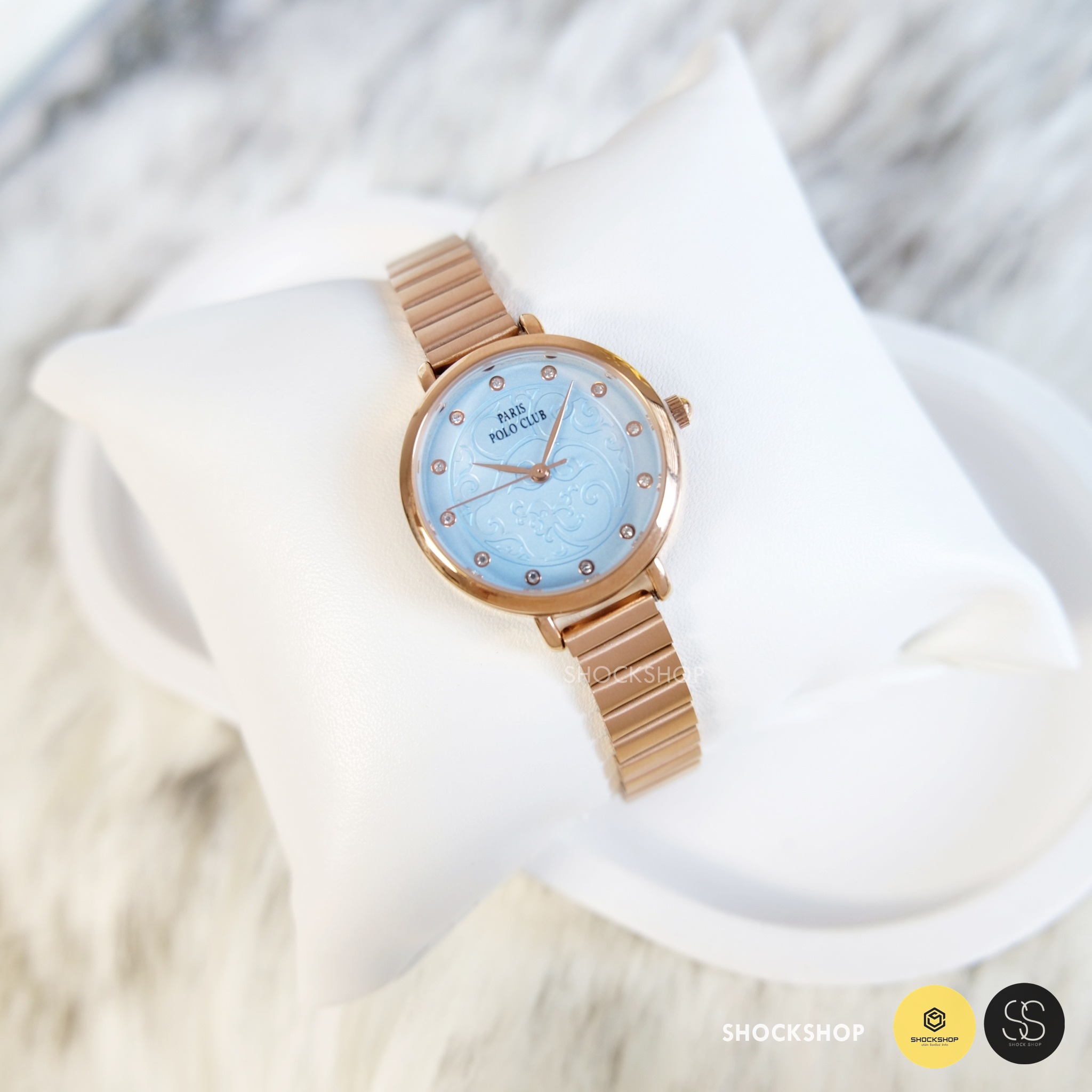 Paris Polo Club นาฬิกาข้อมือผู้หญิง รุ่น 3PP-2111874L-RG-BU โปโล