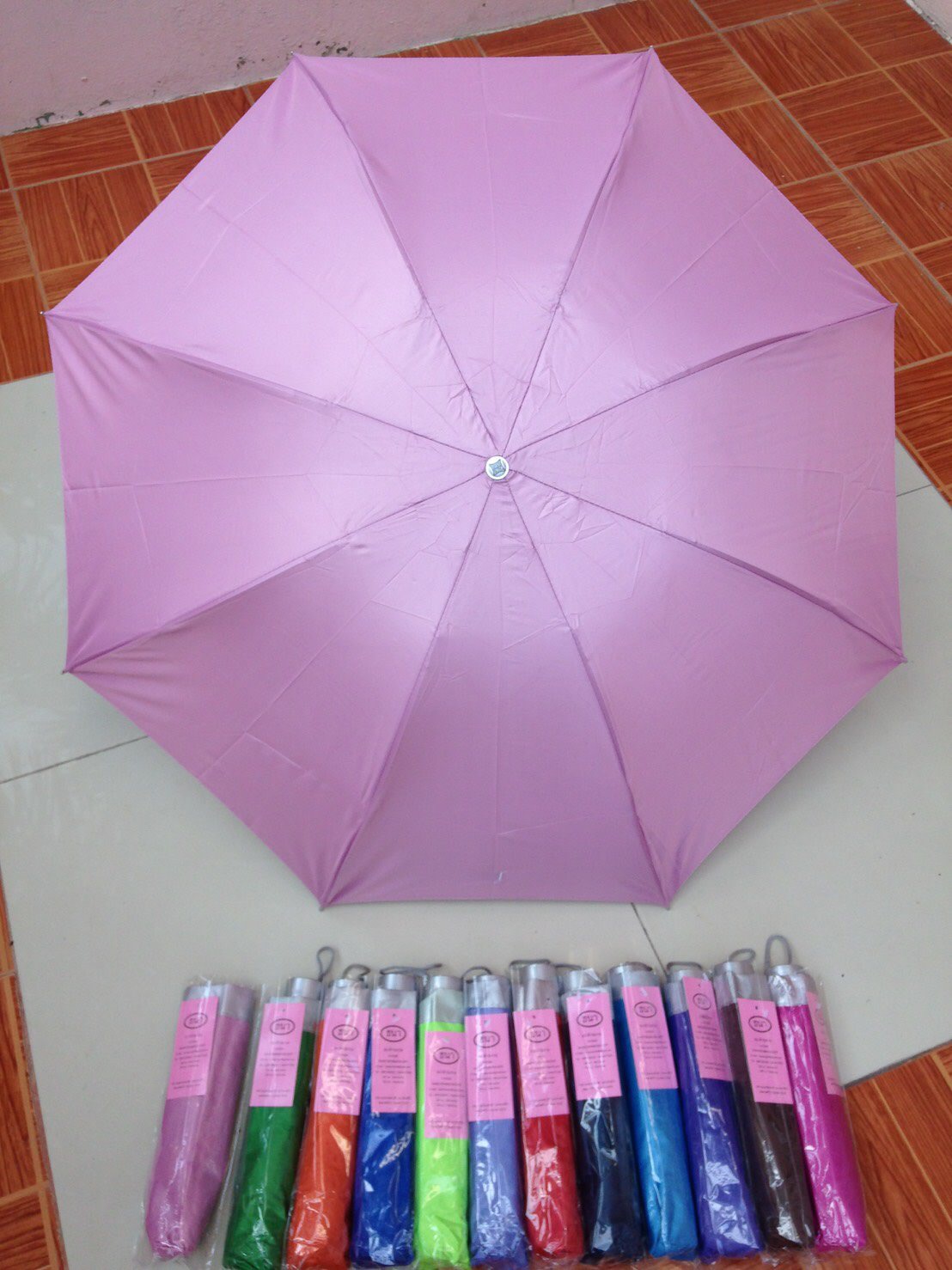 ร่มพับ3ตอนมียูวี8 ก้าน