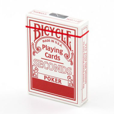 Bicycle Seconds Poker Playing Cards (Red)