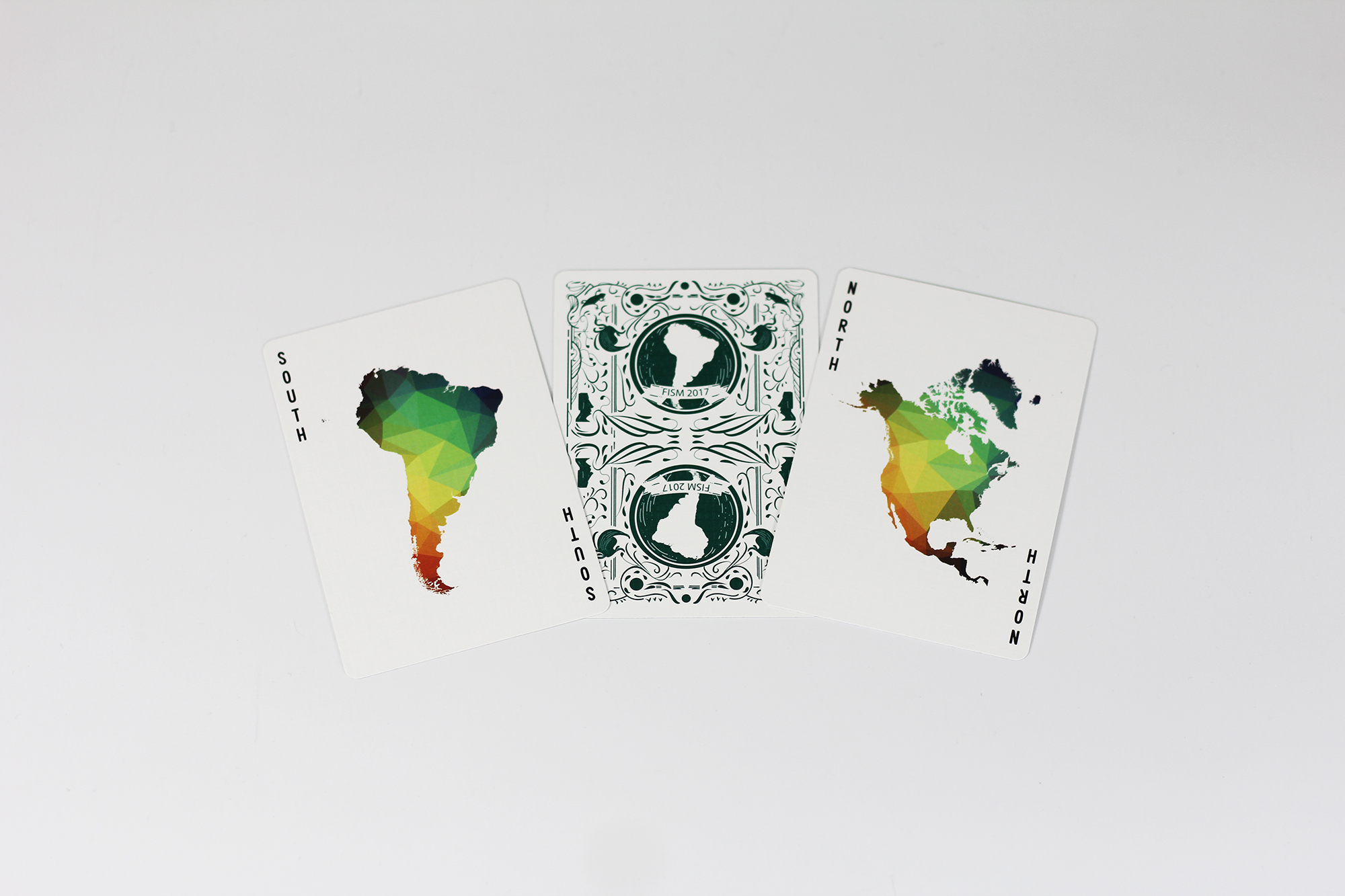 FISM Americas 2017 playing cards (Green)