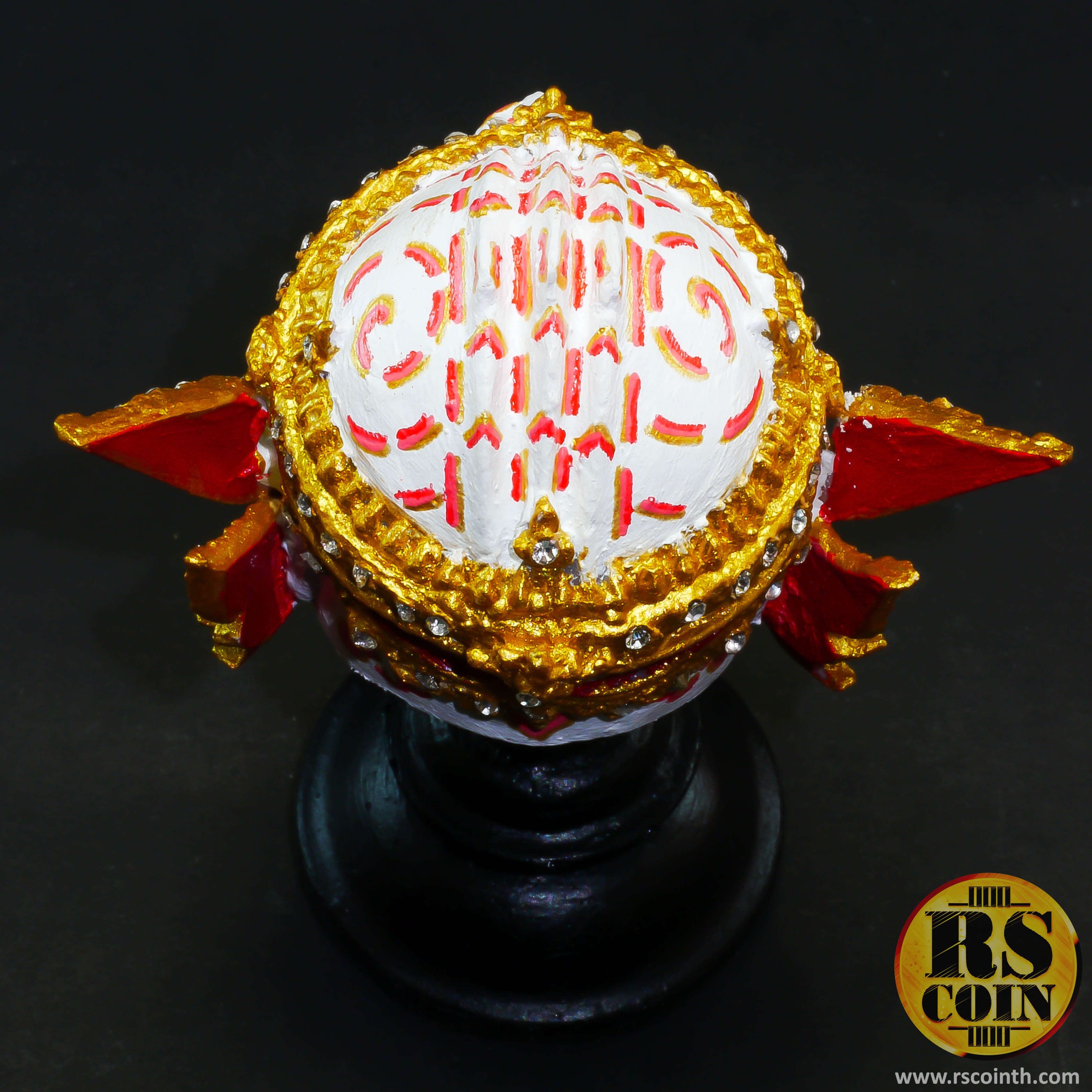 หัวโขนเรซิ่น - หนุมาน (Ramakien White Ape Hanuman Khon Mask Size.S)