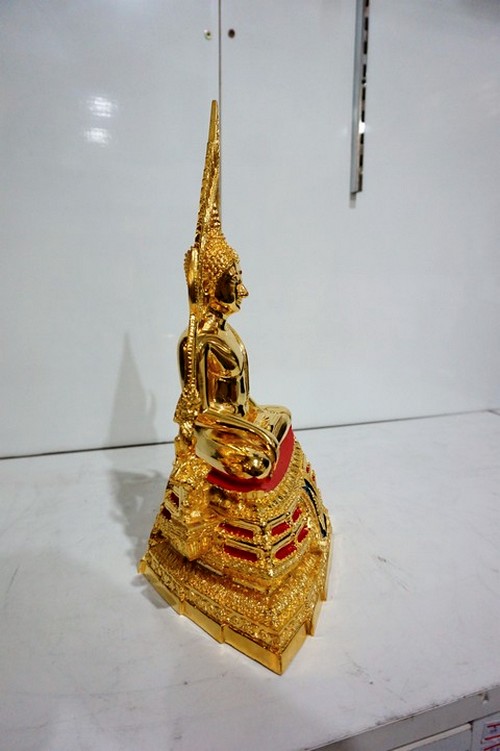 พระพุทธชินราช หน้าตัก 5 นิ้ว กะหลั่ยทอง ฐานสูง