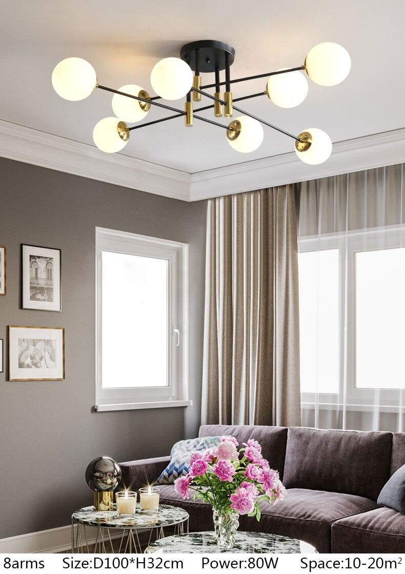 โคมเพดาน ไฟเพดาน balls ceiling Light ไฟแขวน โคมแขวน ไฟห้อย โคมไฟแขวน ไฟระย้า ไฟช่อ ไฟกิ่ง สวยทันสมัย ไฟตกแต่ง หรูหรา ทนทาน ประหยัดไฟ