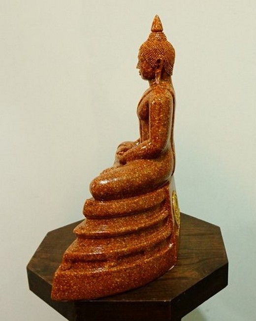 พระบูชา หลวงพ่อโสธร เนื้อกระเบื้องโบสถ์ 5 นิ้ว