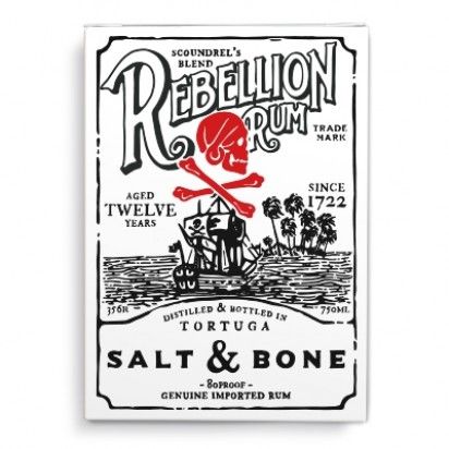 Rebellion Rum Salt and Bone Playing Cards